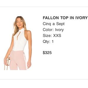 Cinq a Sept Fallon Top in ivory